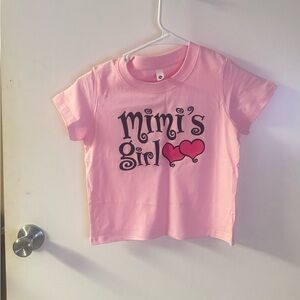 Pink "Mimi's Girl" Graphic Tee for Kids